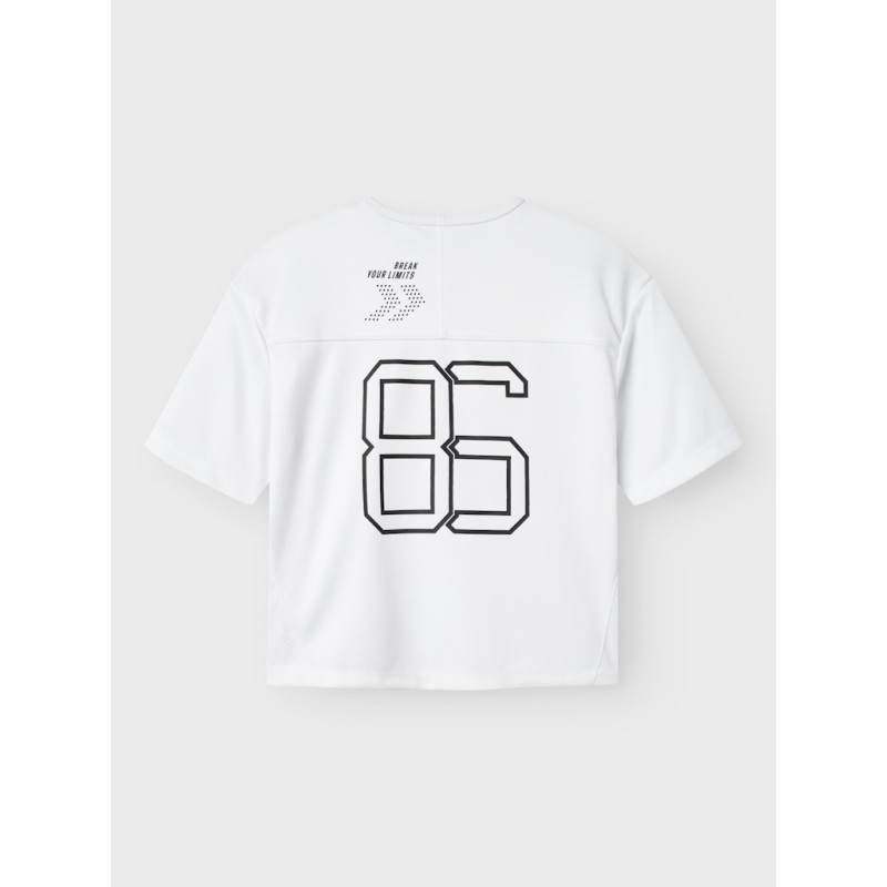 NAME IT KIDS Hart T-shirt - Bright White