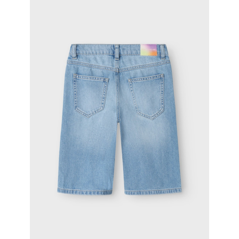 NAME IT KIDS Bella Skater Denim Shorts 5630 - Medium Blue Denim
