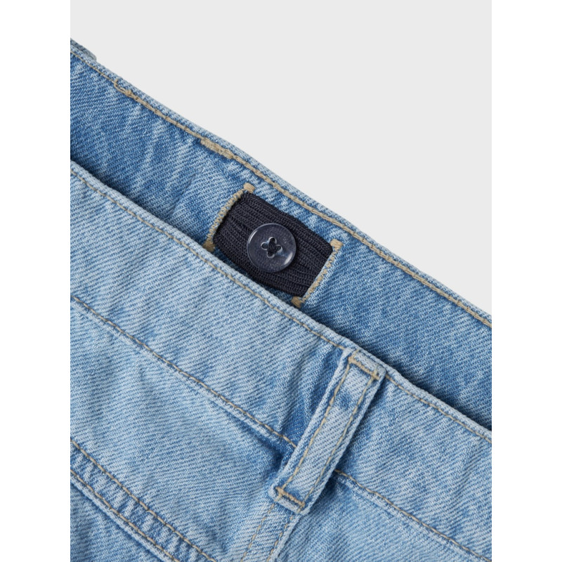 NAME IT KIDS Bella Skater Denim Shorts 5630 - Medium Blue Denim