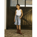 NAME IT KIDS Bella Skater Denim Shorts 5630 - Medium Blue Denim