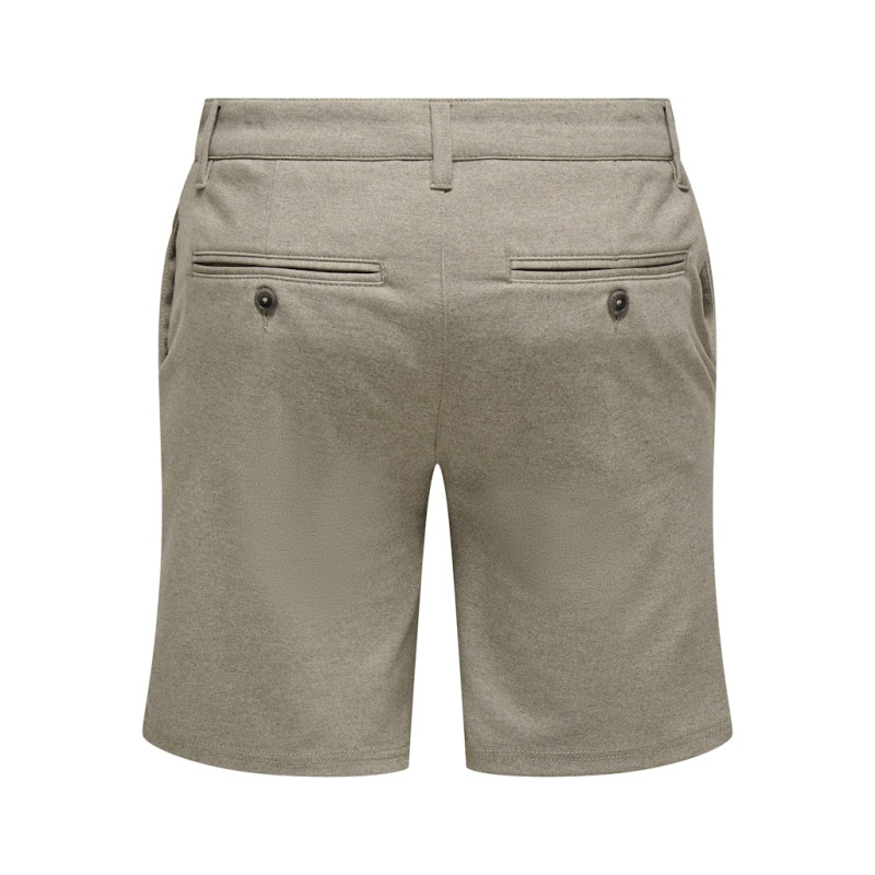 ONLY & SONS Mark 0209 Melange Shorts - Fallen Rock