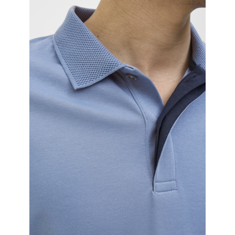 JACK & JONES PREMIUM Crodney S/S Polo - Quiet Harbor