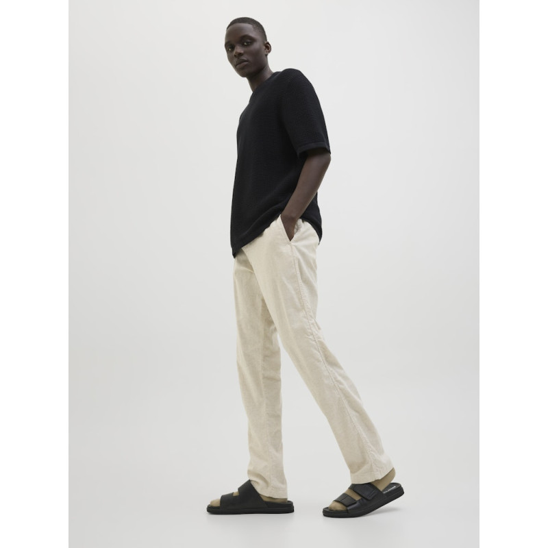 JACK & JONES Kane Hybrid Bondi Hør Joggingbukser - Moonbeam