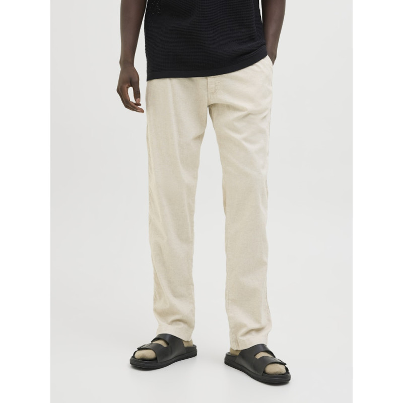 JACK & JONES Kane Hybrid Bondi Hør Joggingbukser - Moonbeam