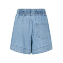 PIECES Flora Denim Shorts - Light Blue Denim