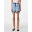 PIECES Flora Denim Shorts - Light Blue Denim