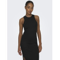 ONLY Belfast S/L Midi Kjole - Sort