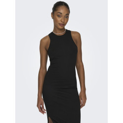 ONLY Belfast S/L Midi Kjole - Sort