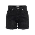 ONLY Josephine Stretch Denim Shorts - Washed Black