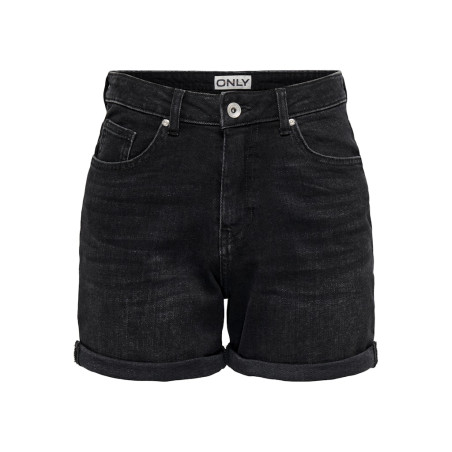 ONLY Josephine Stretch Denim Shorts - Washed Black