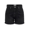 ONLY Josephine Stretch Denim Shorts - Washed Black