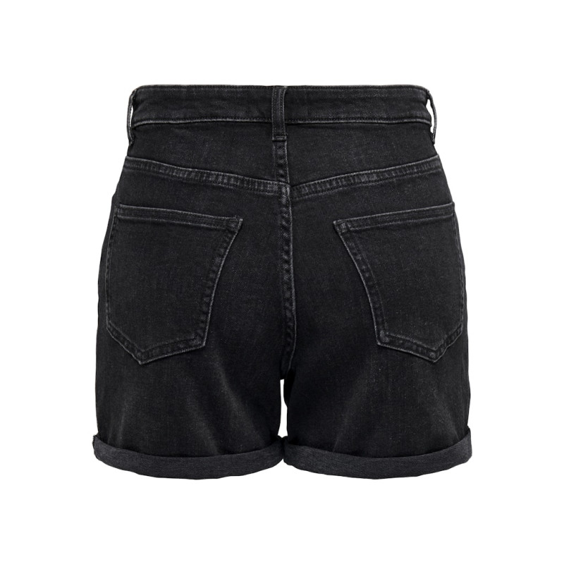 ONLY Josephine Stretch Denim Shorts - Washed Black