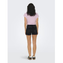 ONLY Josephine Stretch Denim Shorts - Washed Black