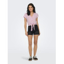 ONLY Josephine Stretch Denim Shorts - Washed Black