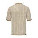ONLY & SONS Ketil S/S Strik Polo - Chinchilla