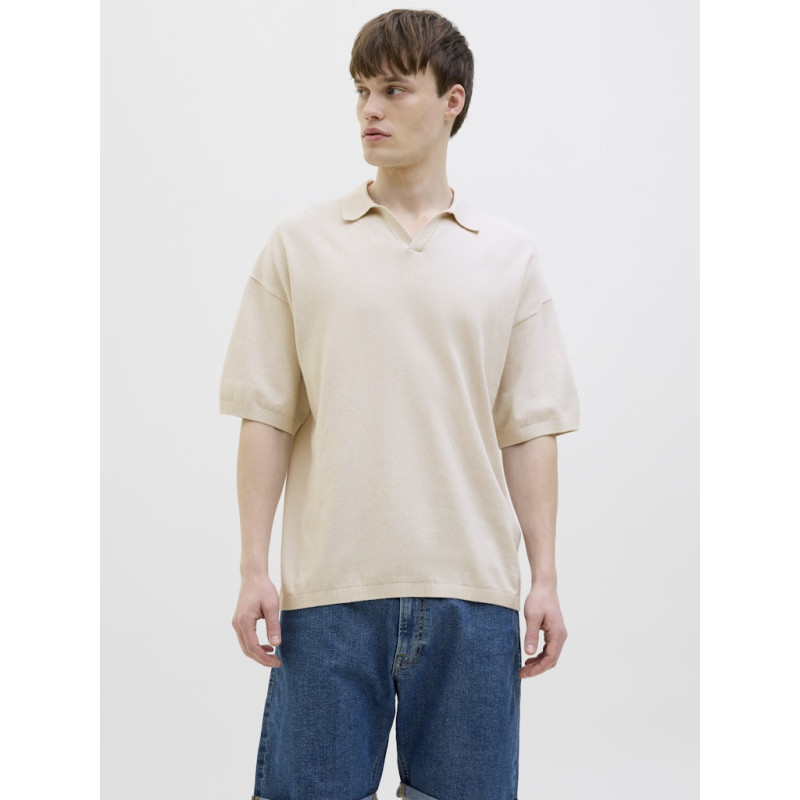 JJ REBEL Callum Strik Polo - Moonbeam