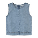 NAME IT KIDS Amelia S/L Denim Top 4070 - Medium Blue Denim