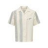 ONLY & SONS Seio Broderet S/S Skjorte - Antique White