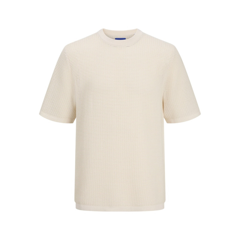 JACK & JONES ORIGINALS Almeria Strik T-shirt - Sea Salt
