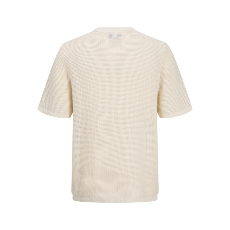 JACK & JONES ORIGINALS Almeria Strik T-shirt - Sea Salt