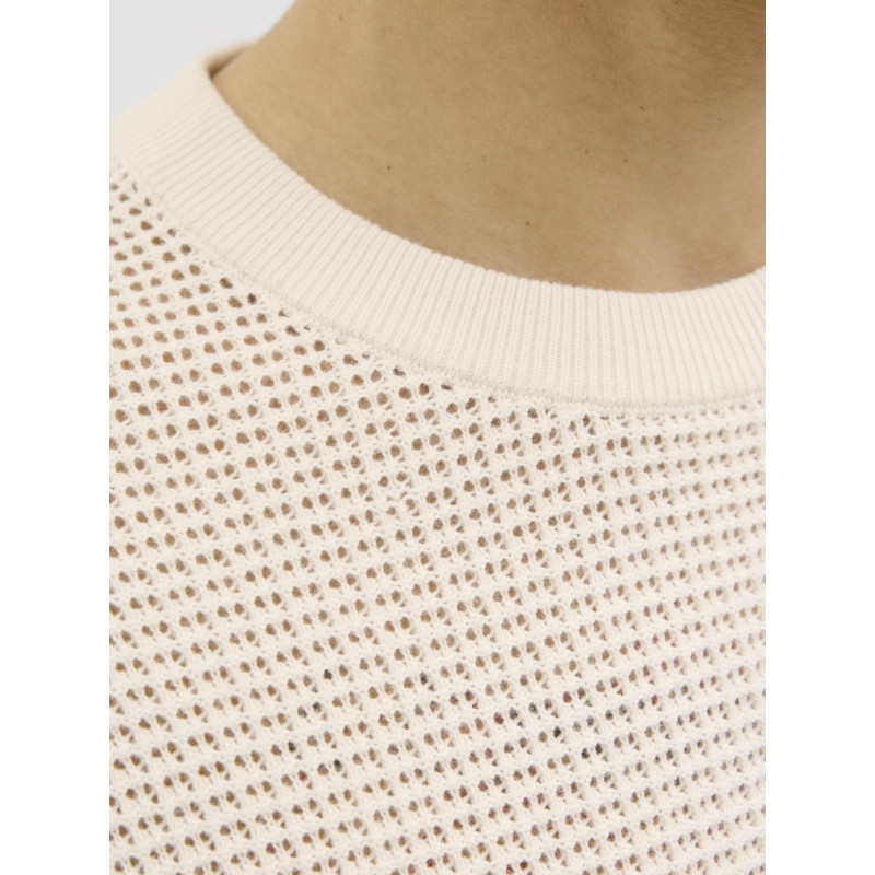 JACK & JONES ORIGINALS Almeria Strik T-shirt - Sea Salt