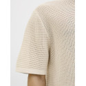 JACK & JONES ORIGINALS Almeria Strik T-shirt - Sea Salt