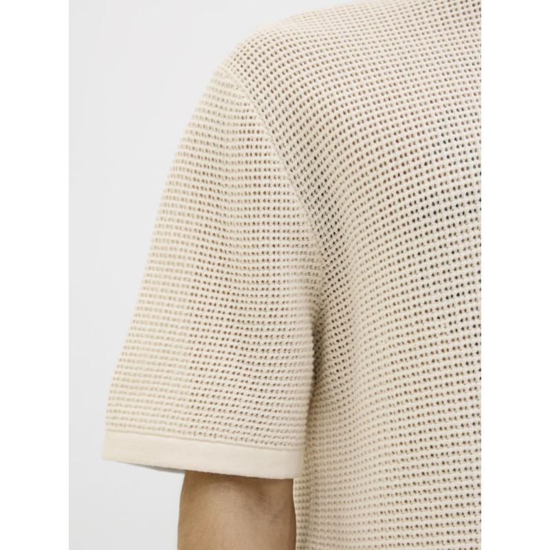 JACK & JONES ORIGINALS Almeria Strik T-shirt - Sea Salt