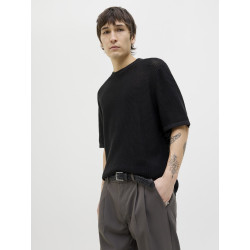 JACK & JONES ORIGINALS Almeria Strik T-shirt - Sort