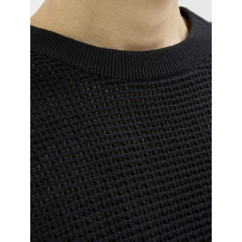 JACK & JONES ORIGINALS Almeria Strik T-shirt - Sort