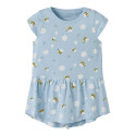 NAME IT MINI Vigga Capsl Kjole - Cool Blue / Bubblebee