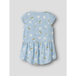 NAME IT MINI Vigga Capsl Kjole - Cool Blue / Bubblebee