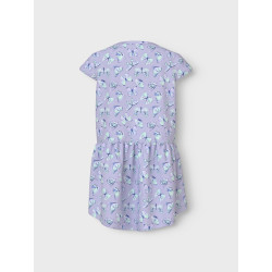 NAME IT MINI Vigga Capsl Kjole - Purple Heather / Butterflies