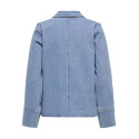 ONLY Frida L/S Denim Skjorte - Light Medium Blue Denim