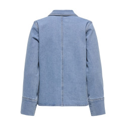 ONLY Frida L/S Denim Skjorte - Light Medium Blue Denim