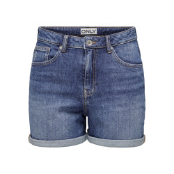 ONLY Josephine Stretch Denim Shorts - Medium Blue Denim