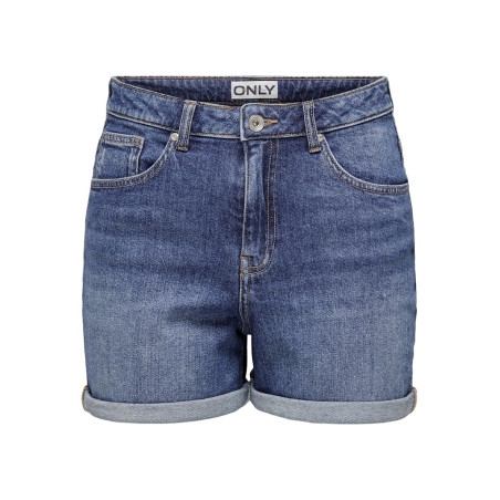 ONLY Josephine Stretch Denim Shorts - Medium Blue Denim
