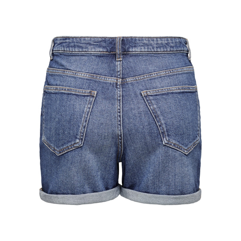ONLY Josephine Stretch Denim Shorts - Medium Blue Denim
