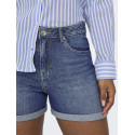 ONLY Josephine Stretch Denim Shorts - Medium Blue Denim