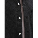 JACK & JONES ORIGINALS Tavira Tekstur Skjorte S/S - Sort