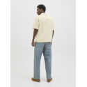 JACK & JONES ORIGINALS Tavira Tekstur Skjorte S/S - Antique White