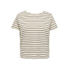 ONLY CARMAKOMA Jana kortærmet T-shirt - Cloud Dancer