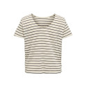 ONLY CARMAKOMA Jana S/S T-shirt - Cloud Dancer