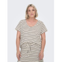 ONLY CARMAKOMA Jana S/S T-shirt - Cloud Dancer