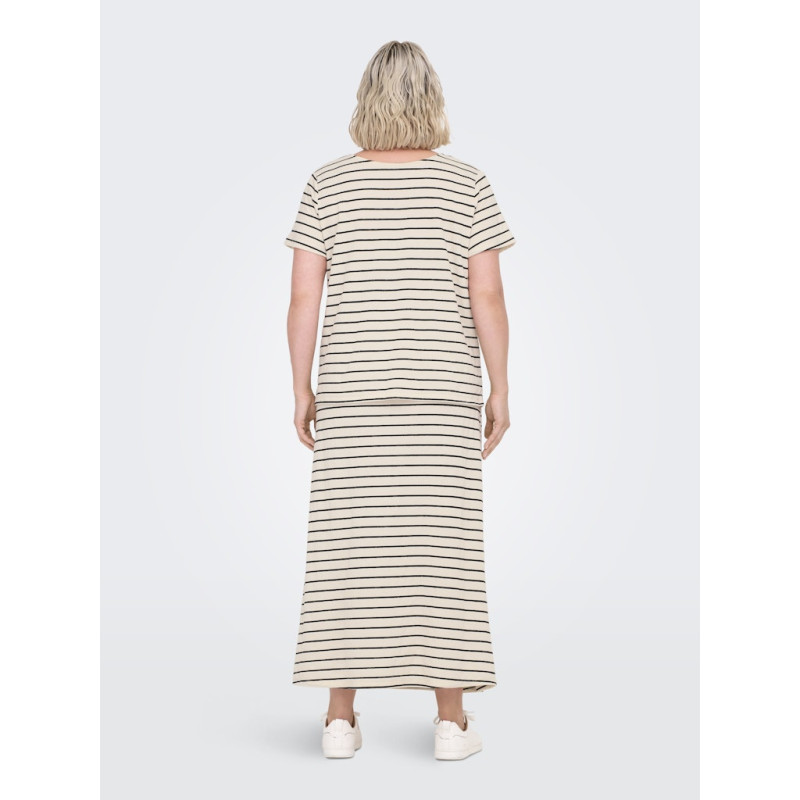 ONLY CARMAKOMA Jana S/S T-shirt - Cloud Dancer