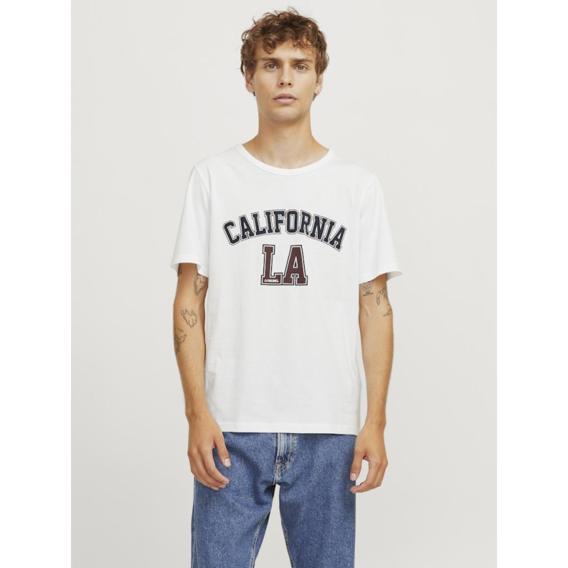 JJ REBEL Owen T-shirt - Hvid