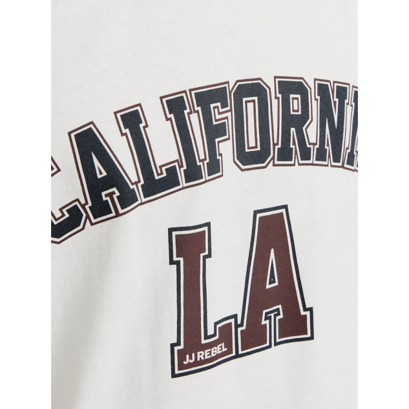 JJ REBEL Owen T-shirt - Hvid