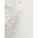 KIDS ONLY Lou S/L Broderet Top - Cloud Dancer