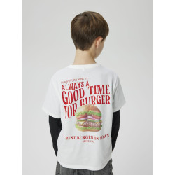 NAME IT KIDS Duster T-shirt - Bright White