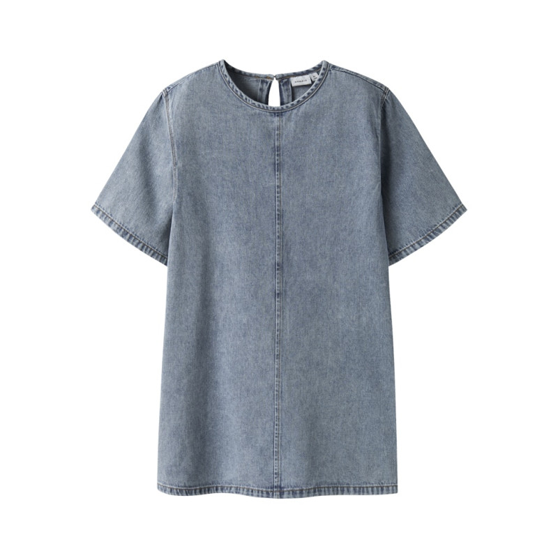 NAME IT KIDS Beau Denim Kjole 4070 - Medium Blue Denim