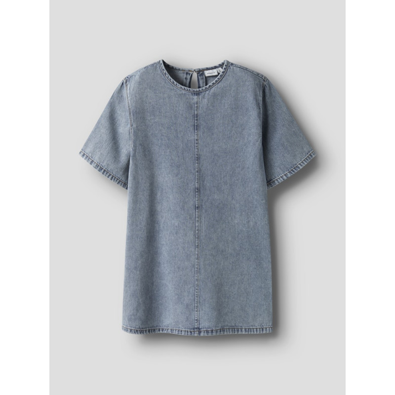 NAME IT KIDS Beau Denim Kjole 4070 - Medium Blue Denim